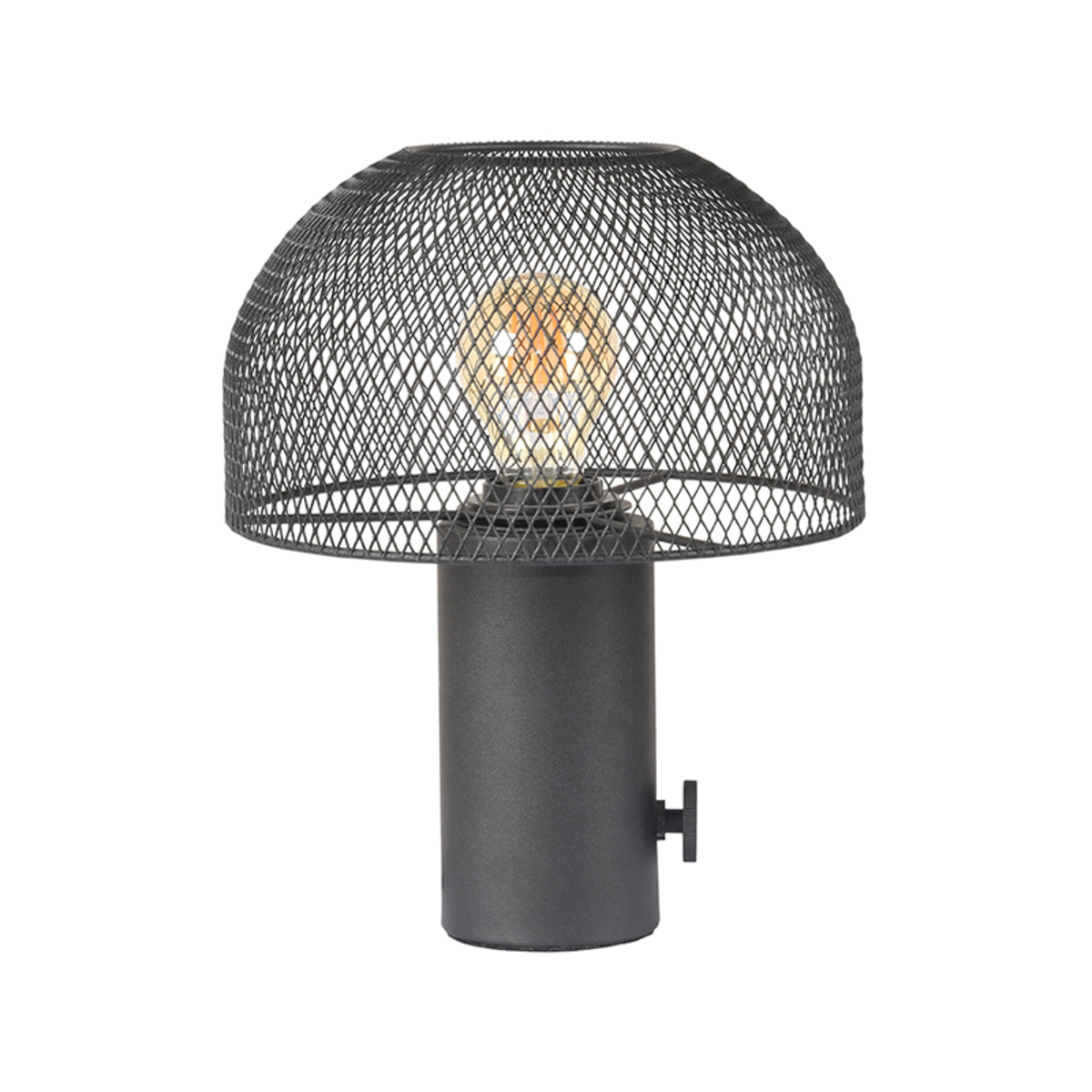 Tafellamp Fungo Zwart - Metaal - LABEL51