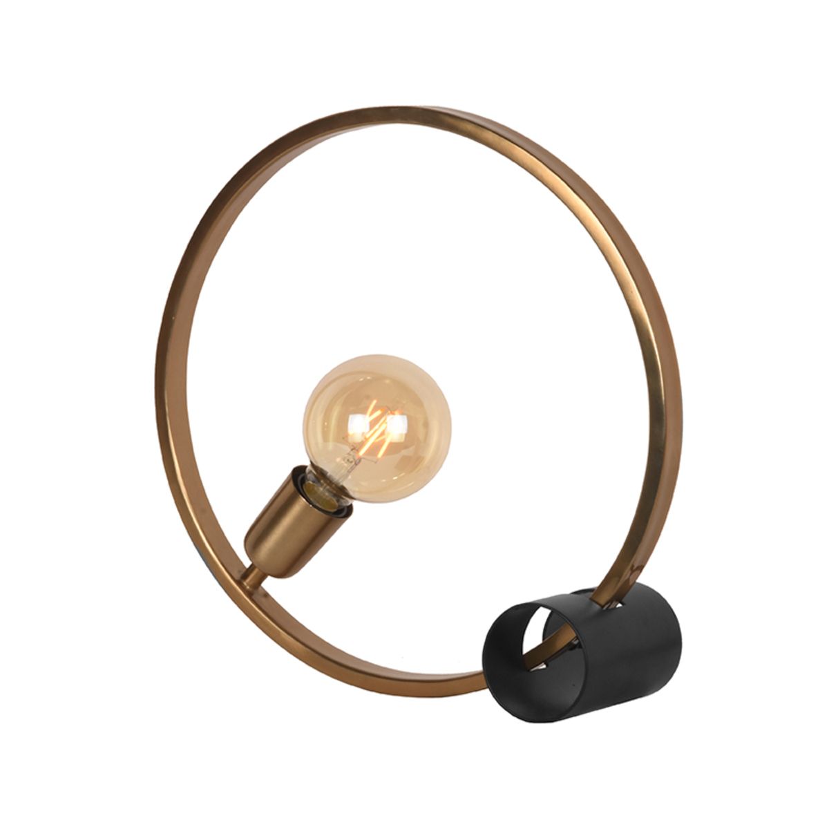Tafellamp Ring Multi Antiek goud - Metaal - LABEL51