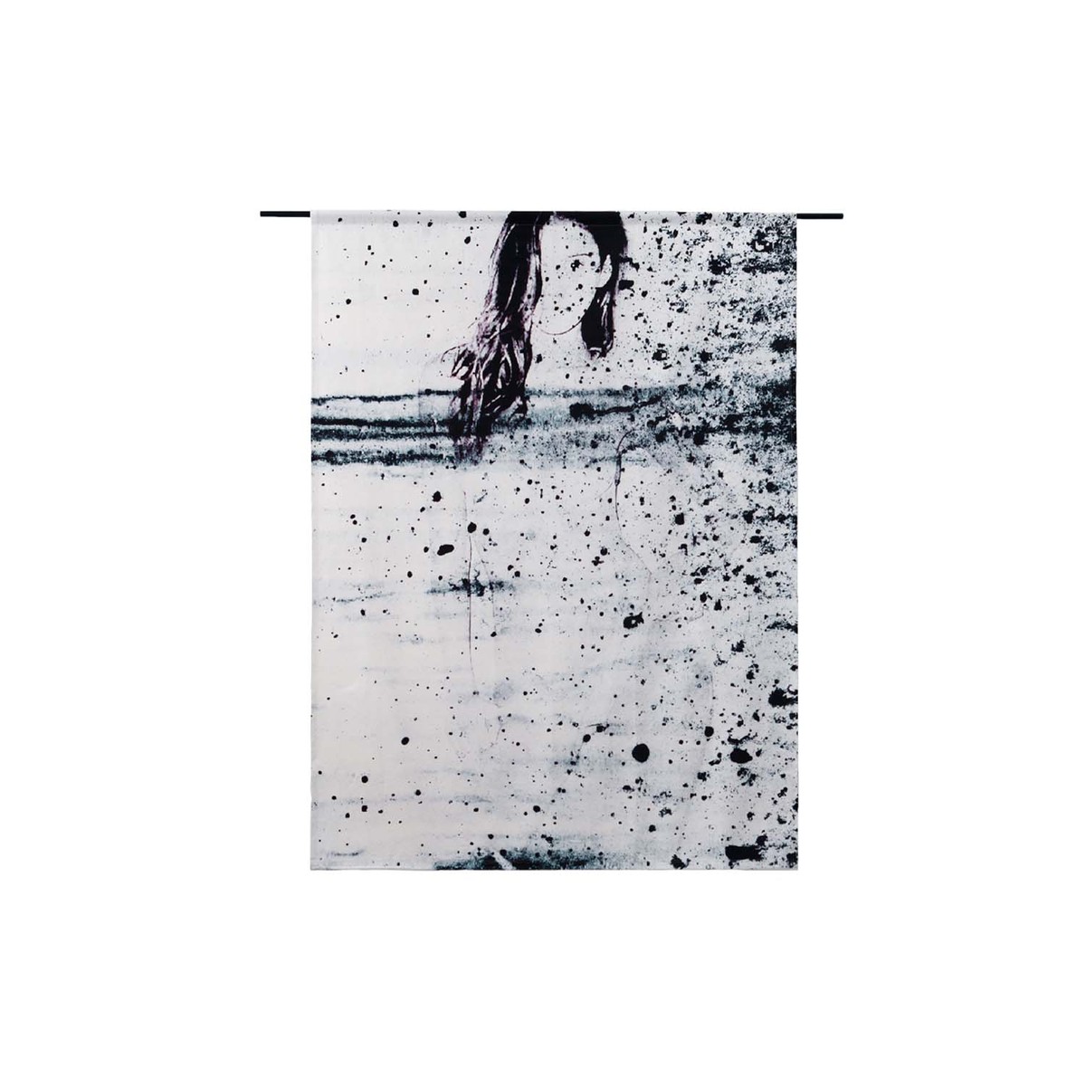 Wanddecoratie Storm Grijs - Katoen - Urban Cotton