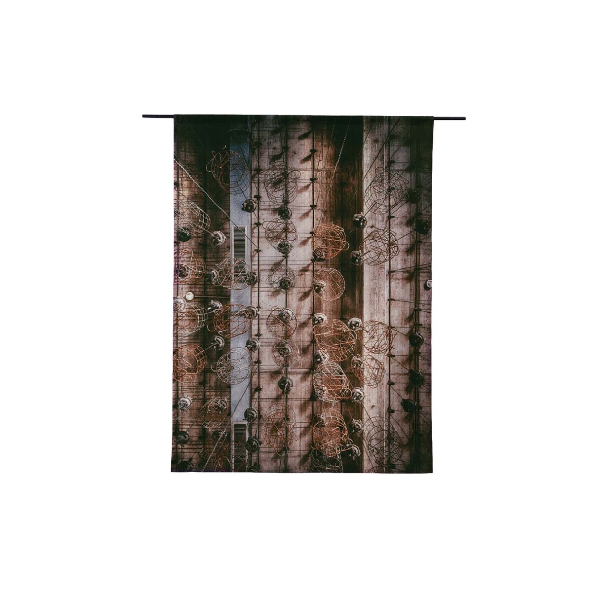 Wanddecoratie Hanging Baskets Bruin  - Katoen - Urban Cotton