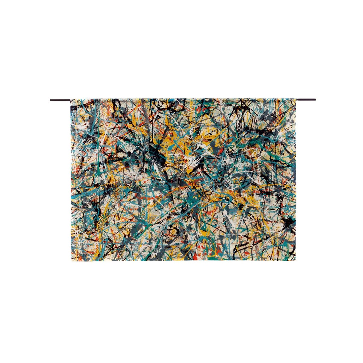 Wanddecoratie Lavoro Blauw - Katoen - Urban Cotton