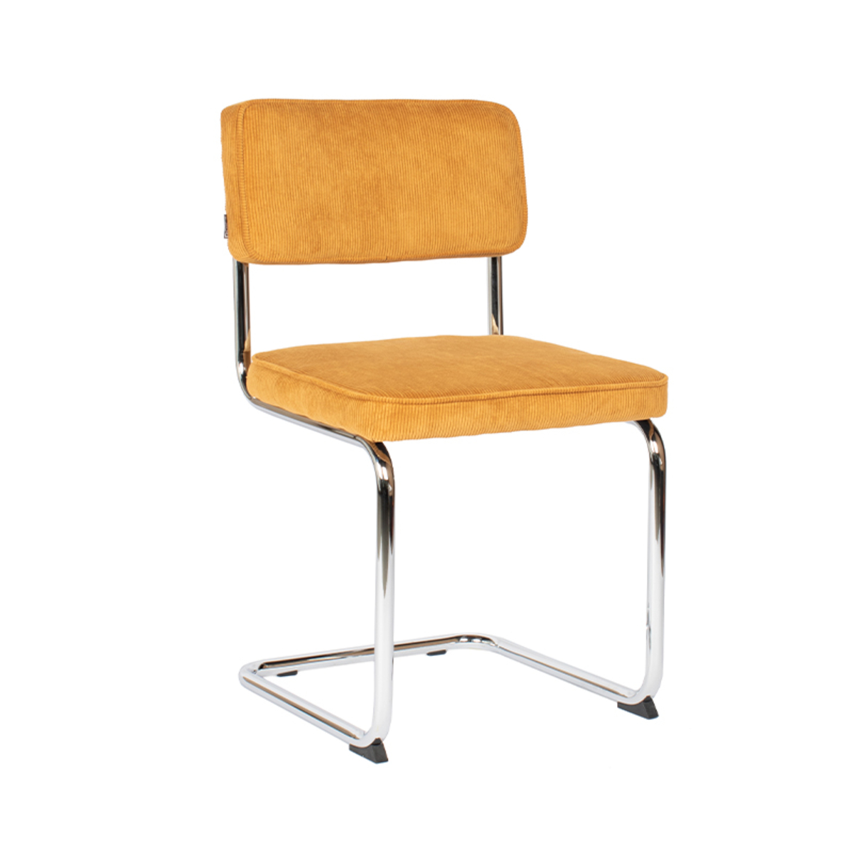Eetkamerstoel Tijn - Zonder armleuning - Geel - Ribcord - Modern - DOK 2 Exclusive