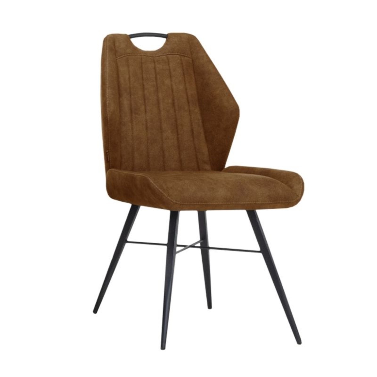 Eetkamerstoel Torro Bruin Cognac - Stof - DOK 2 Essentials