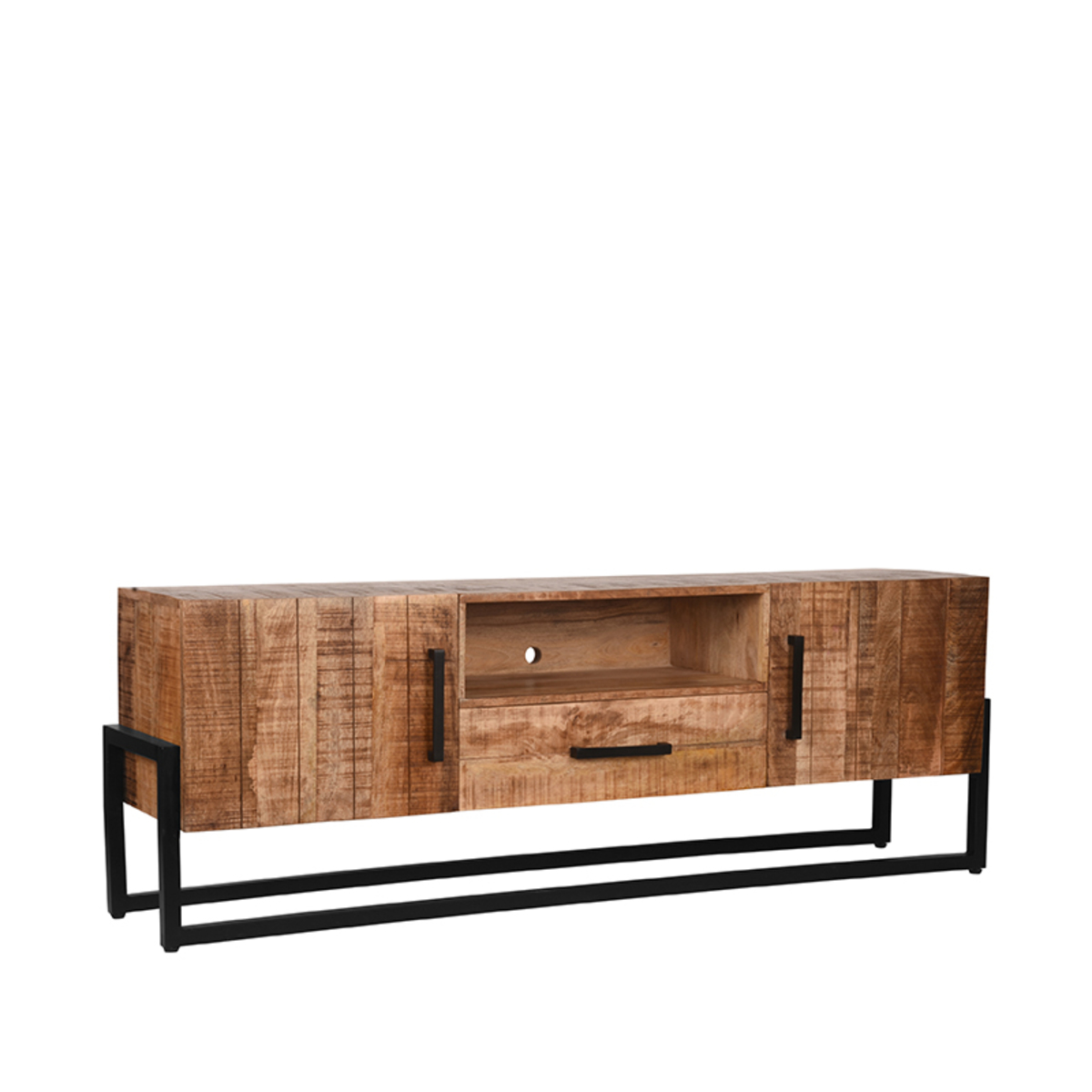 Tv-meubel Bolivia Naturel Rough - Mangohout - LABEL51