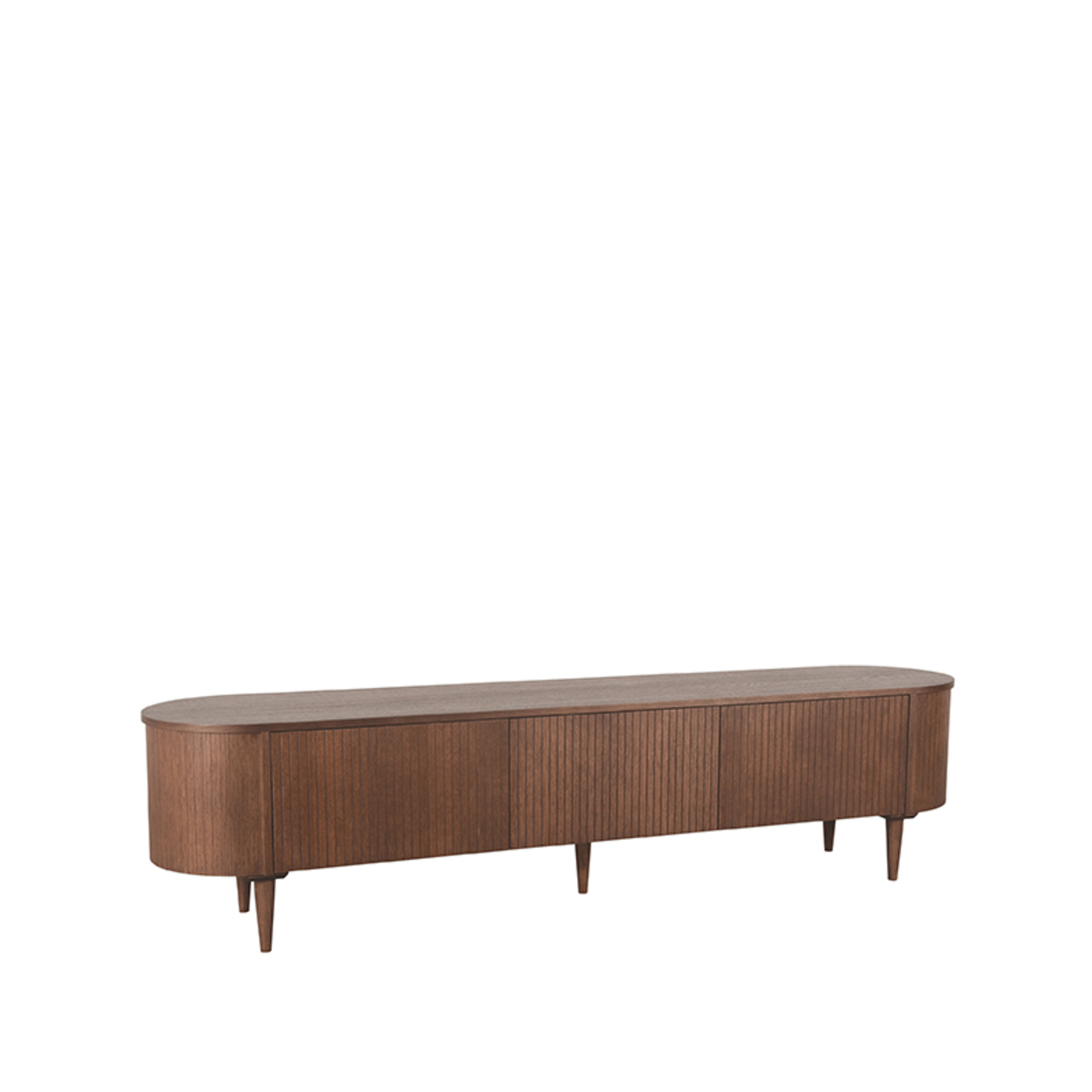 Tv-meubel Oliva Bruin Walnoot - Eiken - LABEL51