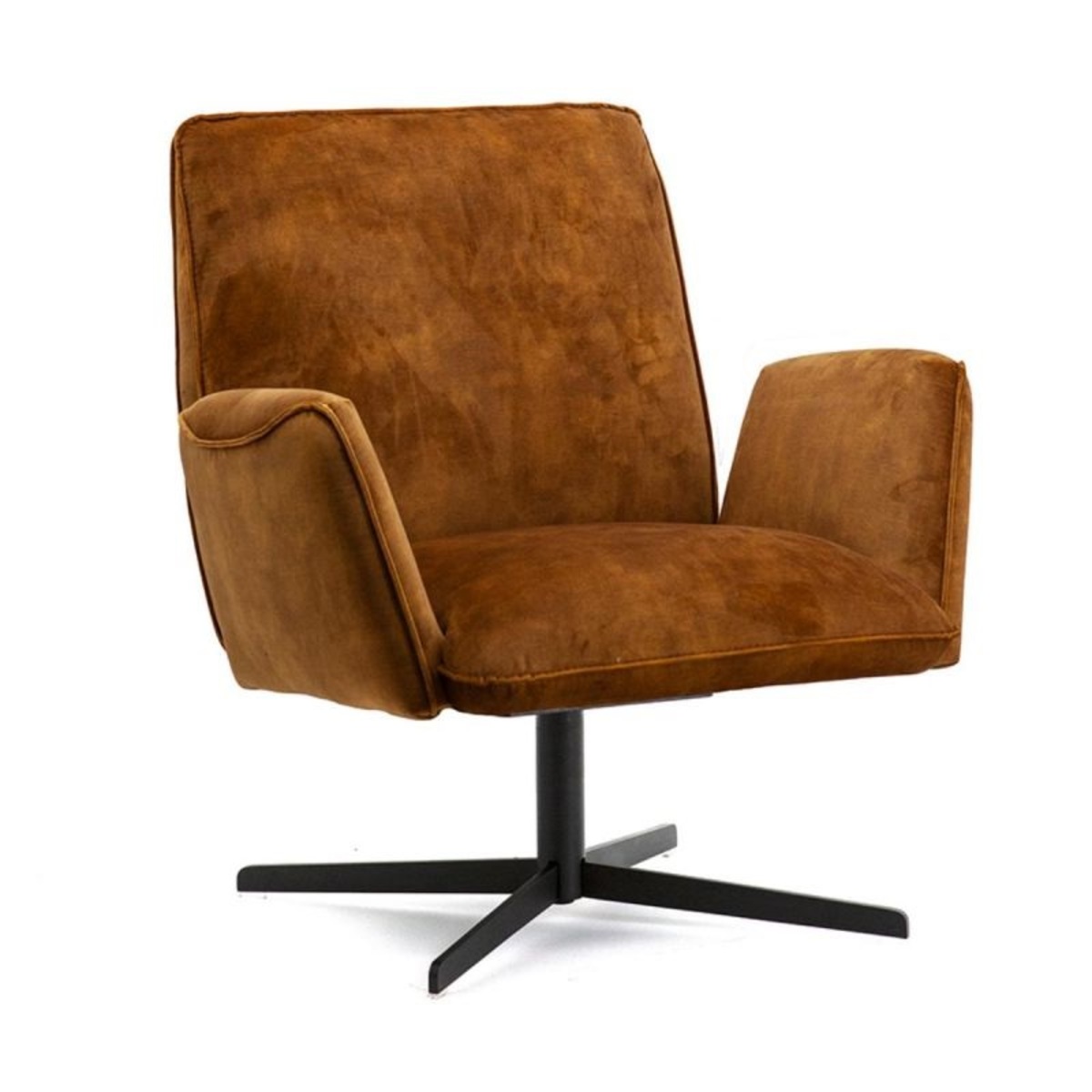 Fauteuil Vivian Geel - Stof - Eleonora