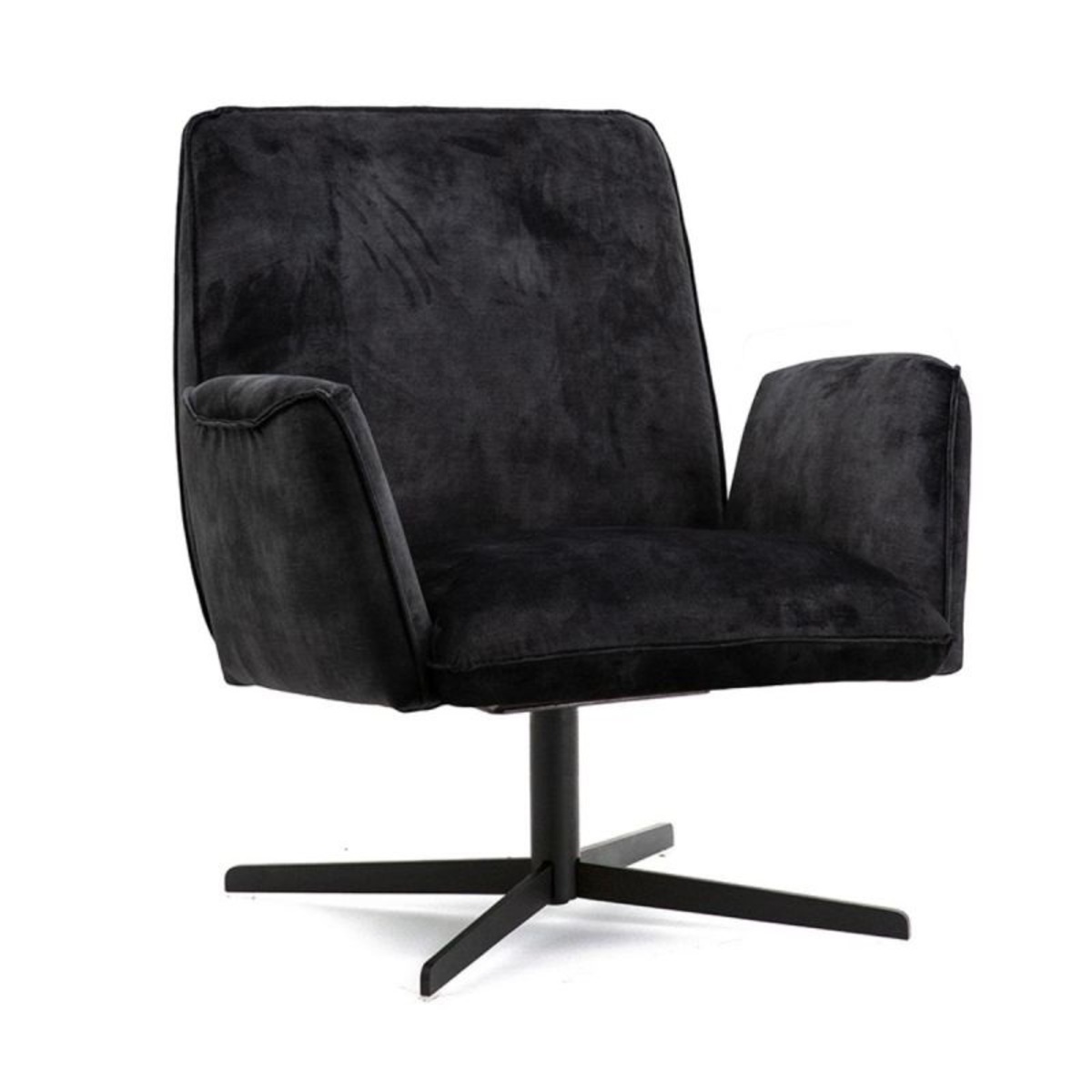 Fauteuil Vivian Grijs Antraciet - Stof - Eleonora