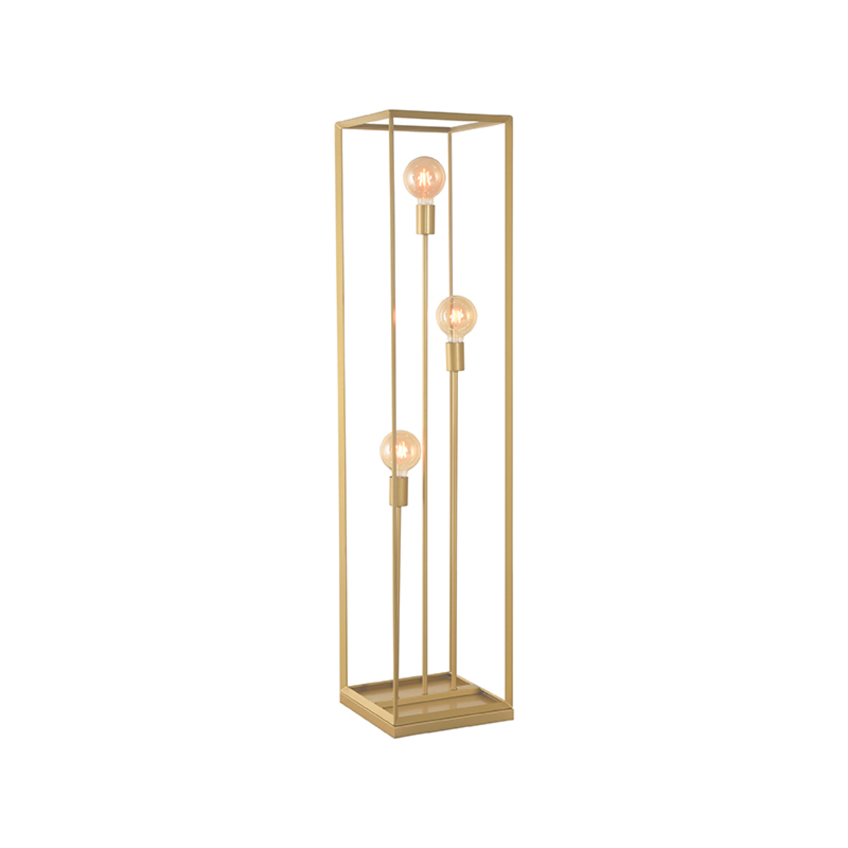 Vloerlamp Tetto Multi Antiek goud - Metaal - LABEL51