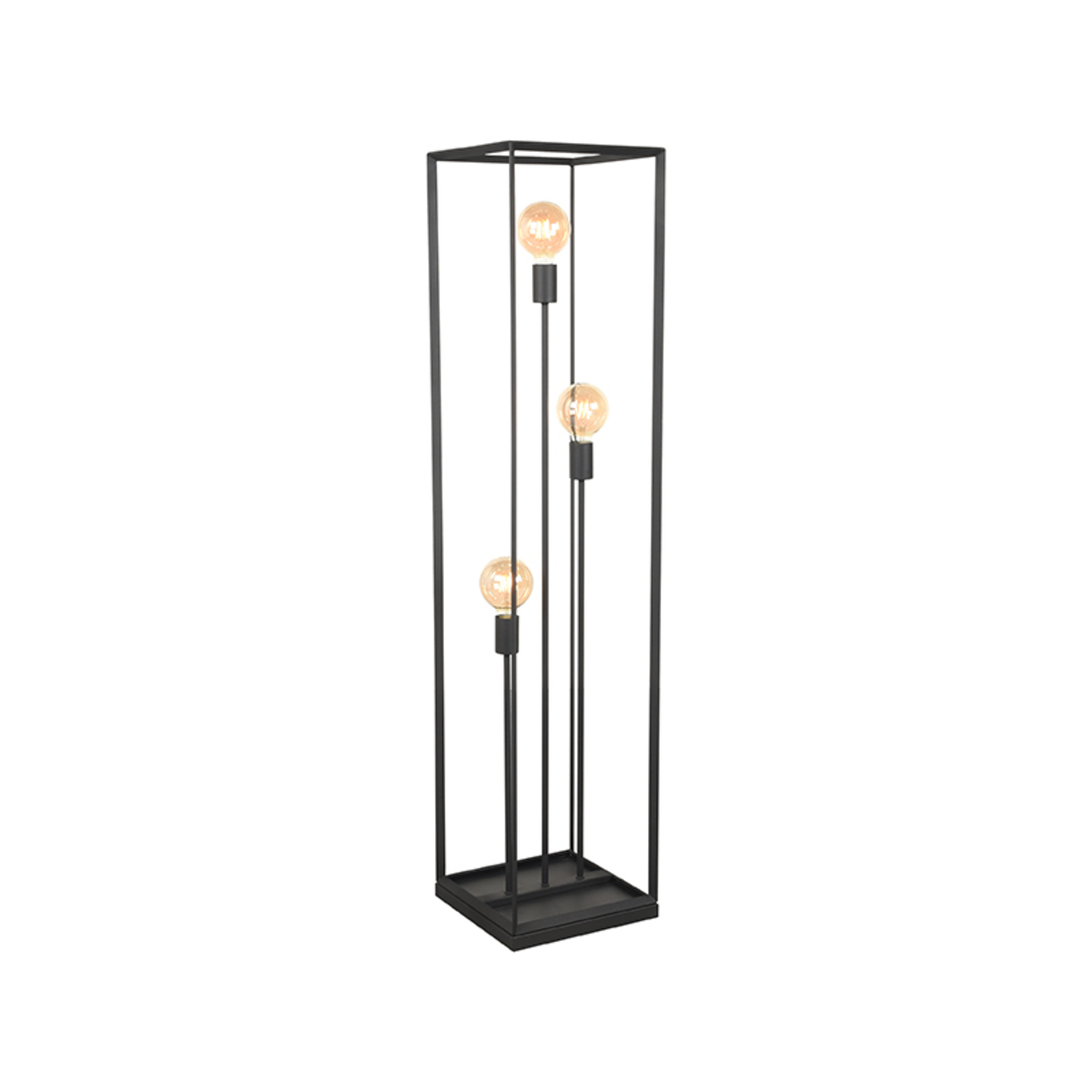 Vloerlamp Tetto Zwart - Metaal - LABEL51