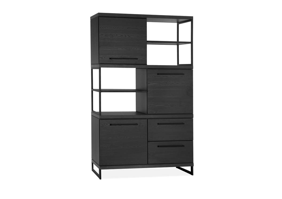 Bergkast Firenze Zwart - Hout - DOK 2 Essentials