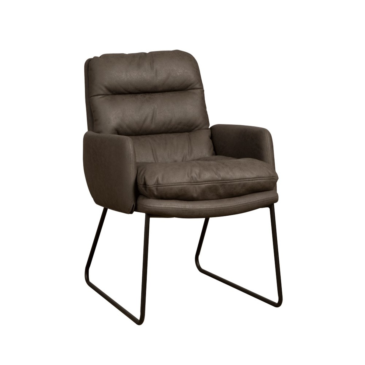 Fauteuil Toro Grijs Antraciet - Stof - DOK 2 Rustique