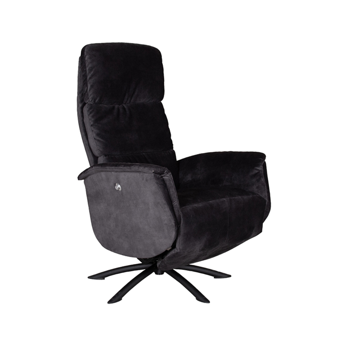 Fauteuil Abel Grijs Antraciet - Stof - DOK 2
