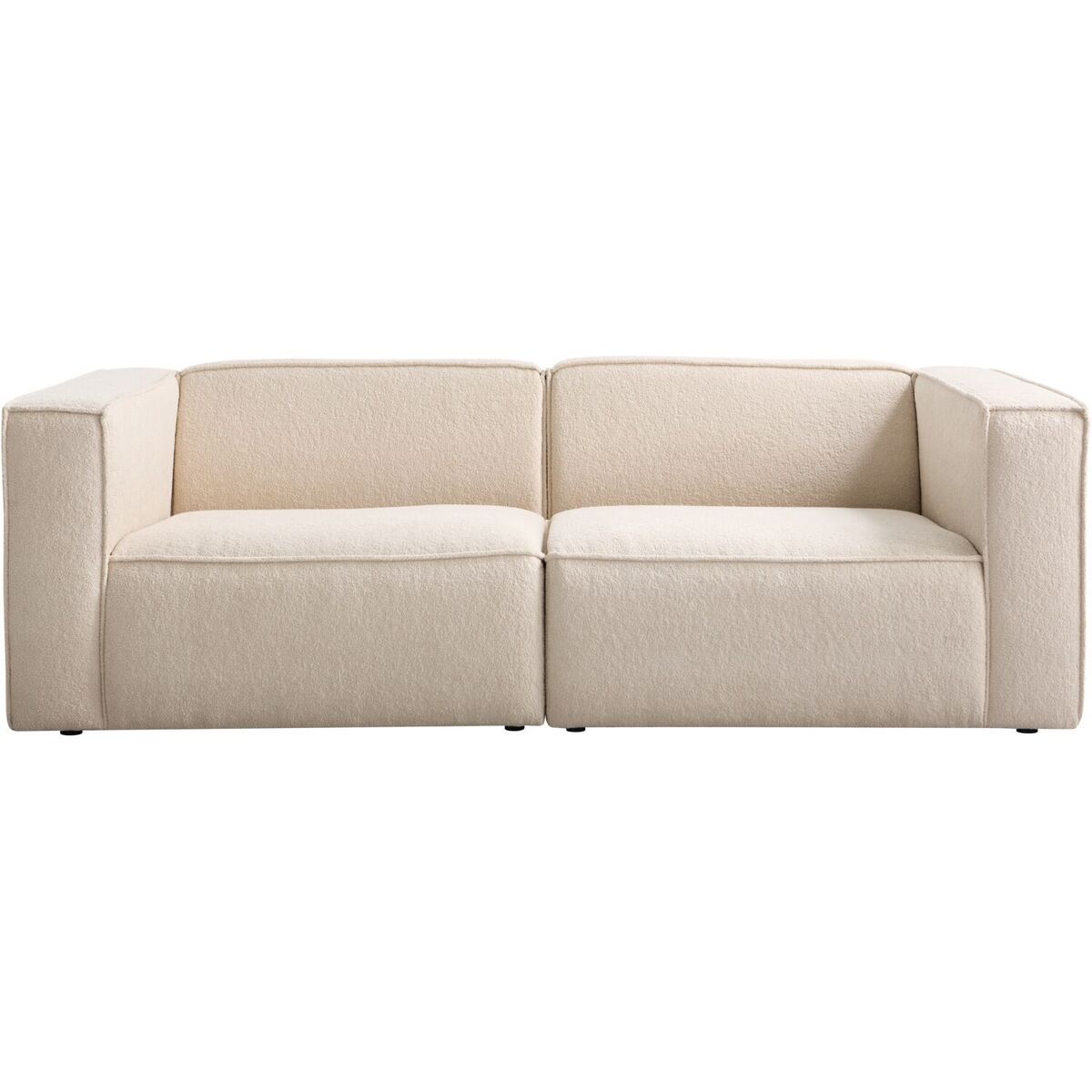 Bank Minety - Beige - Stof - Modern - Profijt Meubel