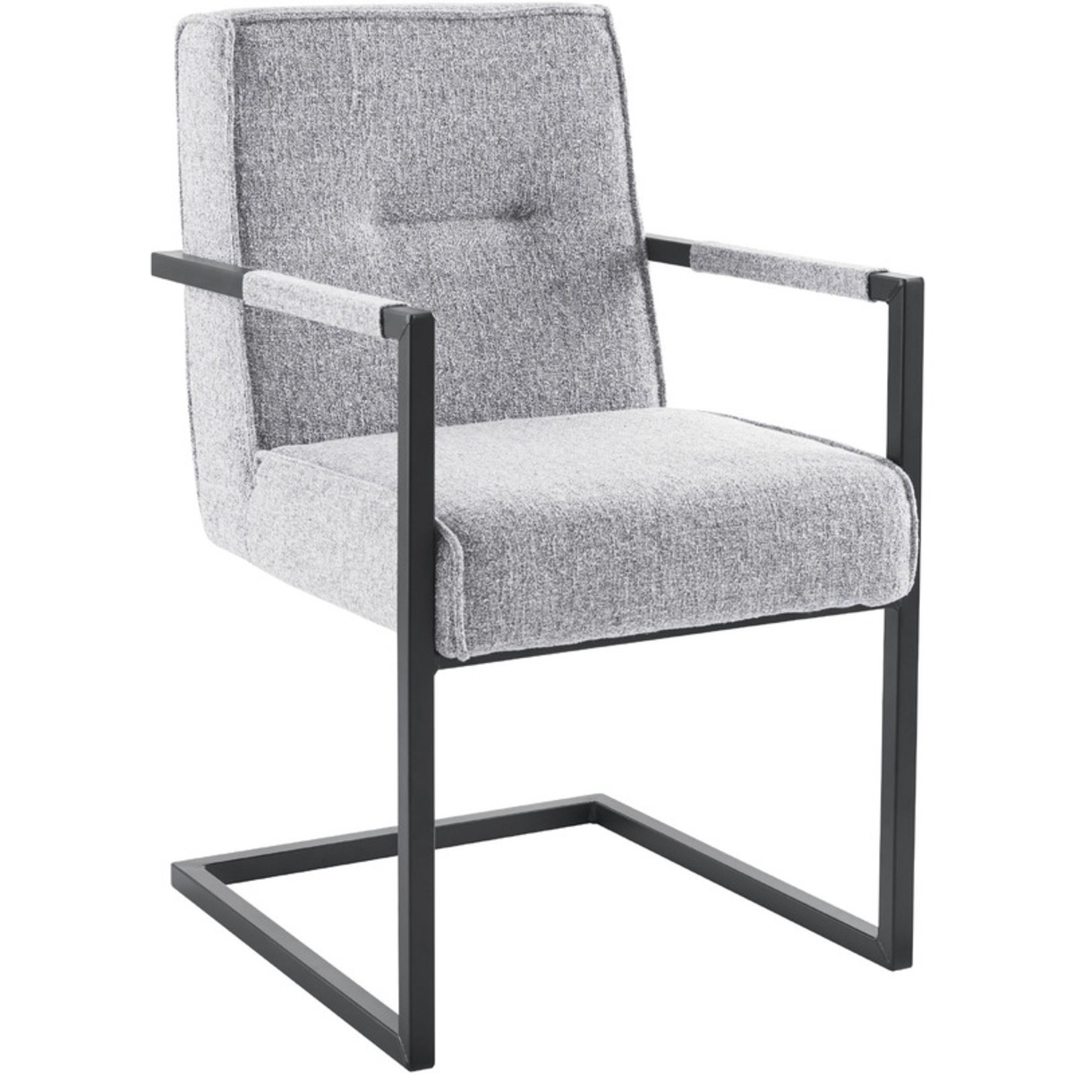 Fauteuil Rodilo - Armleuning - Grijs - Stof - Modern - Profijt Meubel