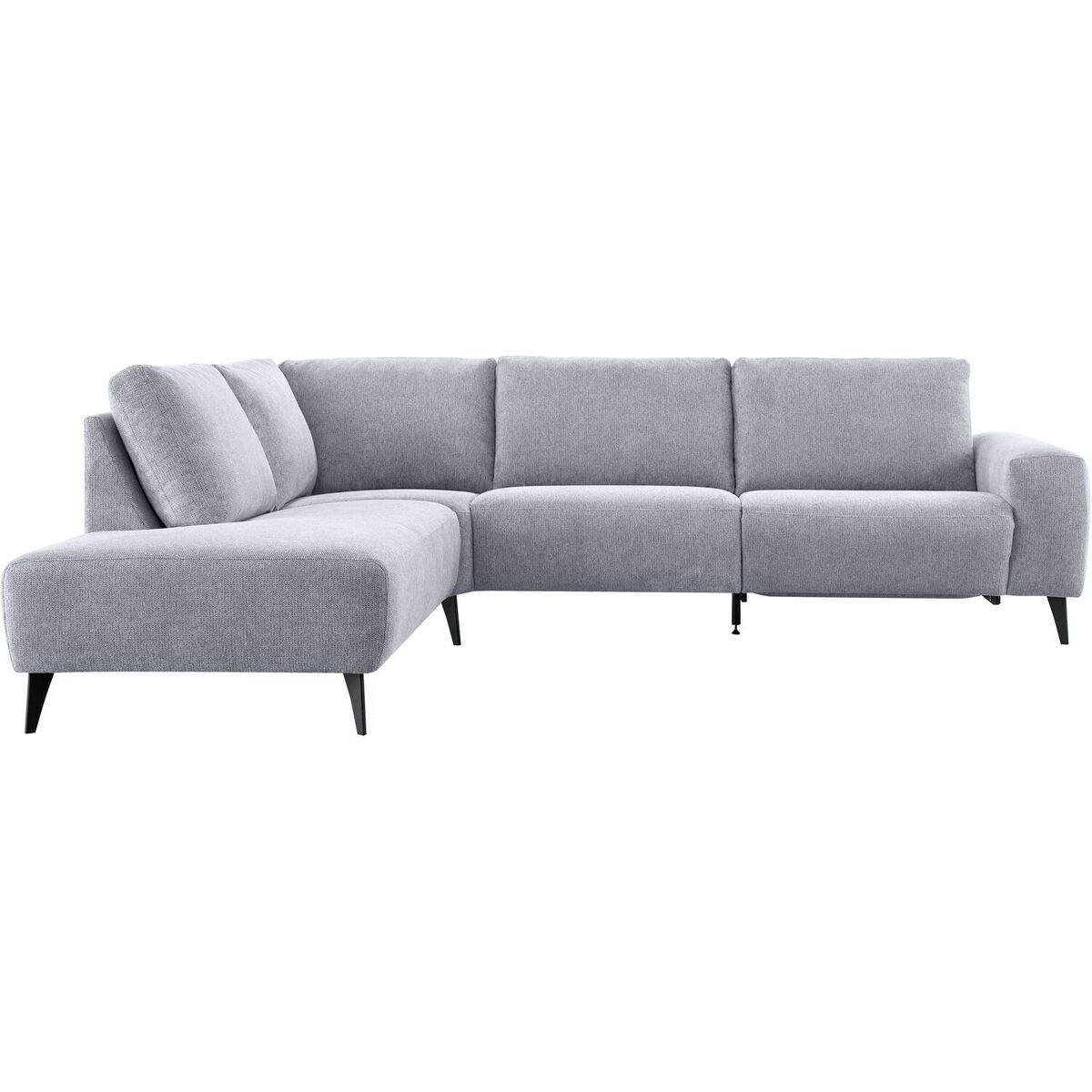 Hoekbank Nyborg - - Grijs - Microleder - Modern - Profijt Meubel