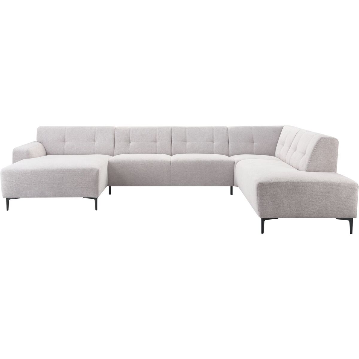 Hoekbank Tordera - - Grijs - Stof - Modern - Profijt Meubel