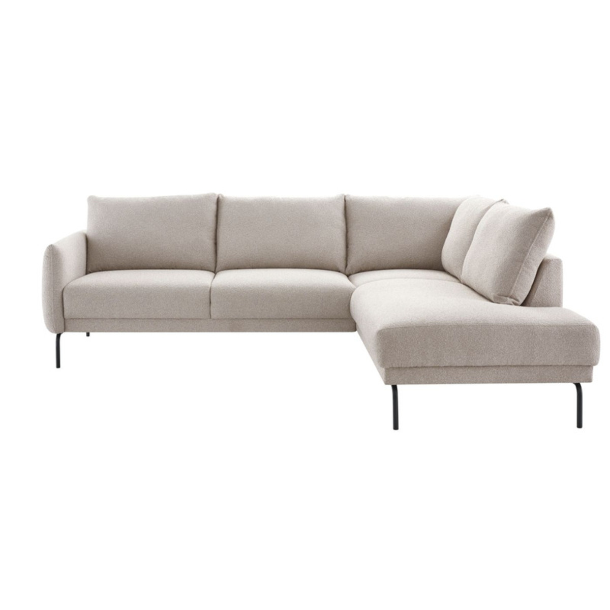 Hoekbank Vinita - - Bruin - Stof - Modern - Profijt Meubel