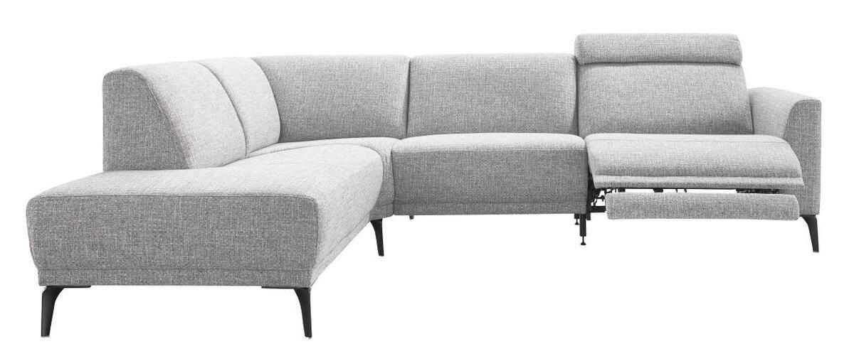 Hoekbank Mendon - - Grijs - Stof - Modern - Profijt Meubel