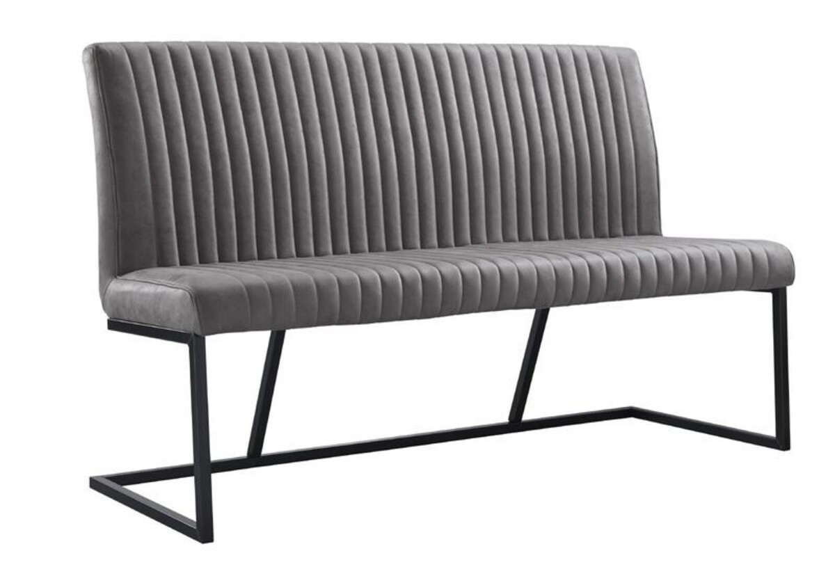 Eetkamerbank Pareda - Grijs - Stof - Modern - Profijt Meubel