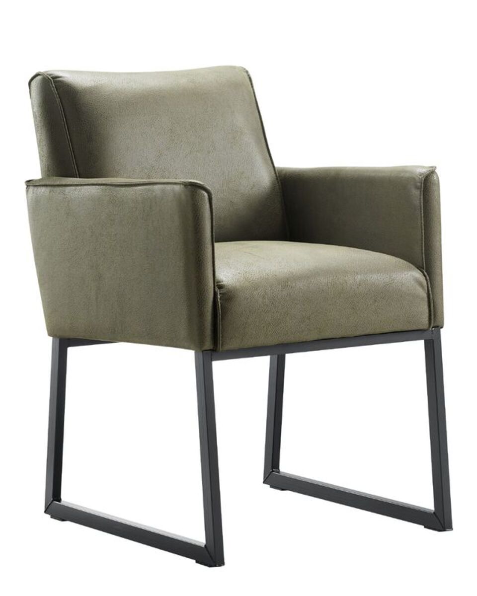 Fauteuil Thurso - Armleuning - Groen - Microleder - Modern - Profijt Meubel