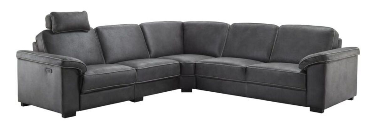 Hoekbank Candelas - - Taupe - Microleder - Modern - Profijt Meubel