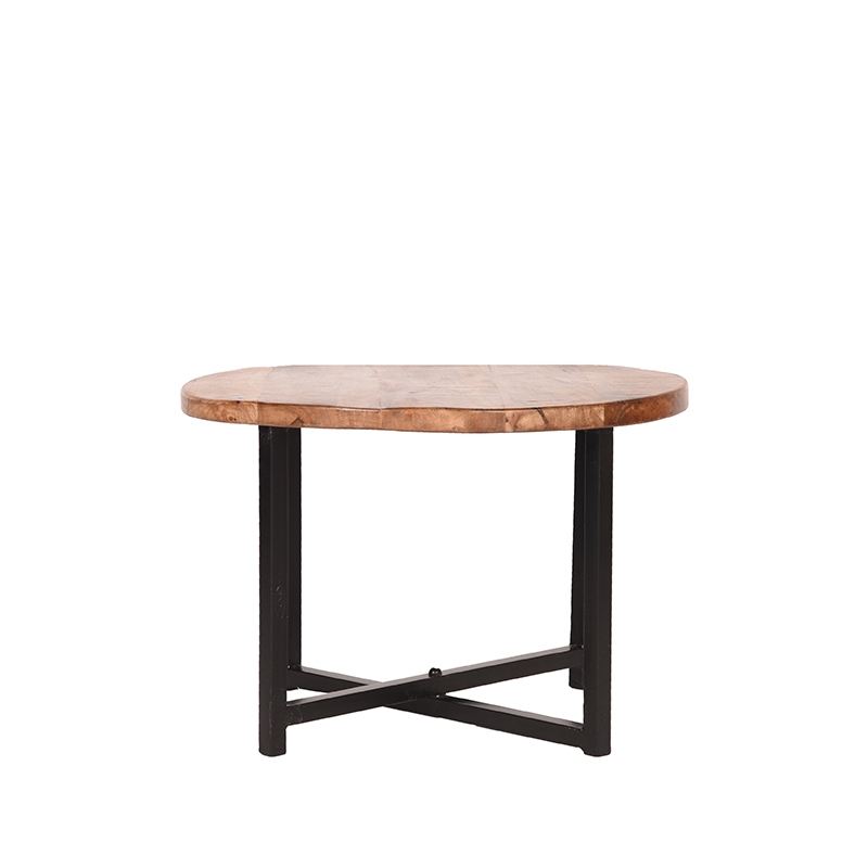 Bijzettafel Dex Naturel Rough - Mangohout - LABEL51