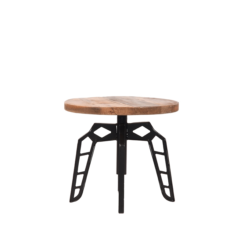 Bijzettafel Pebble Naturel Rough - Mangohout - LABEL51