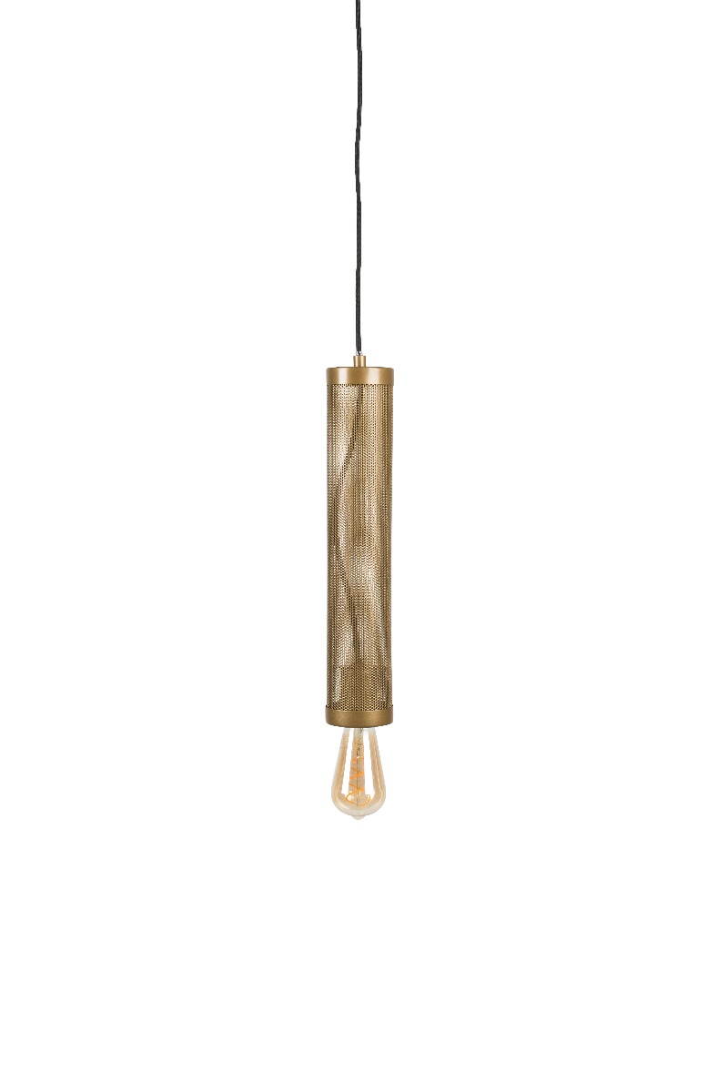 Hanglamp Sweet Mesh Geel Brons - Metaal - Bold Monkey