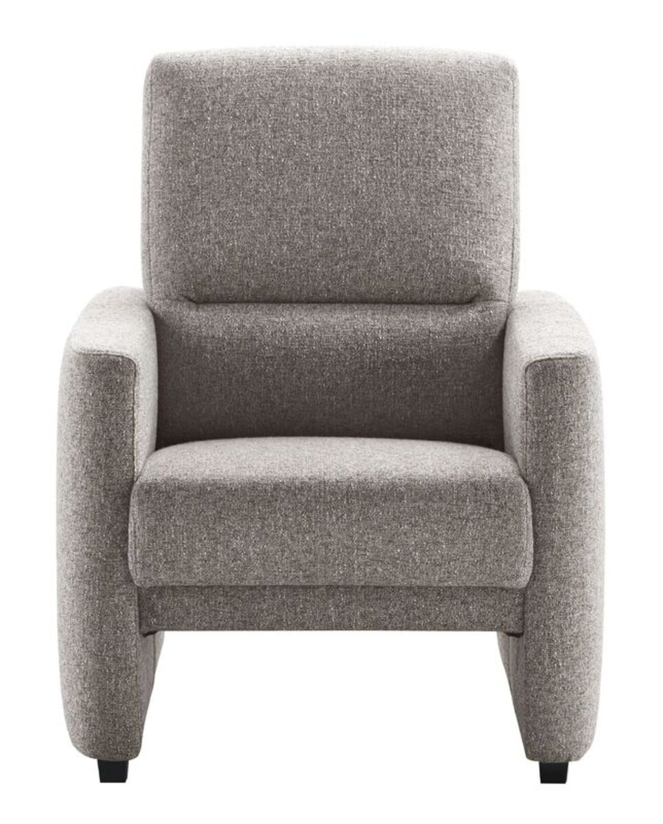 Fauteuil Malmedy - Armleuning - Bruin - Stof - Modern - Profijt Meubel