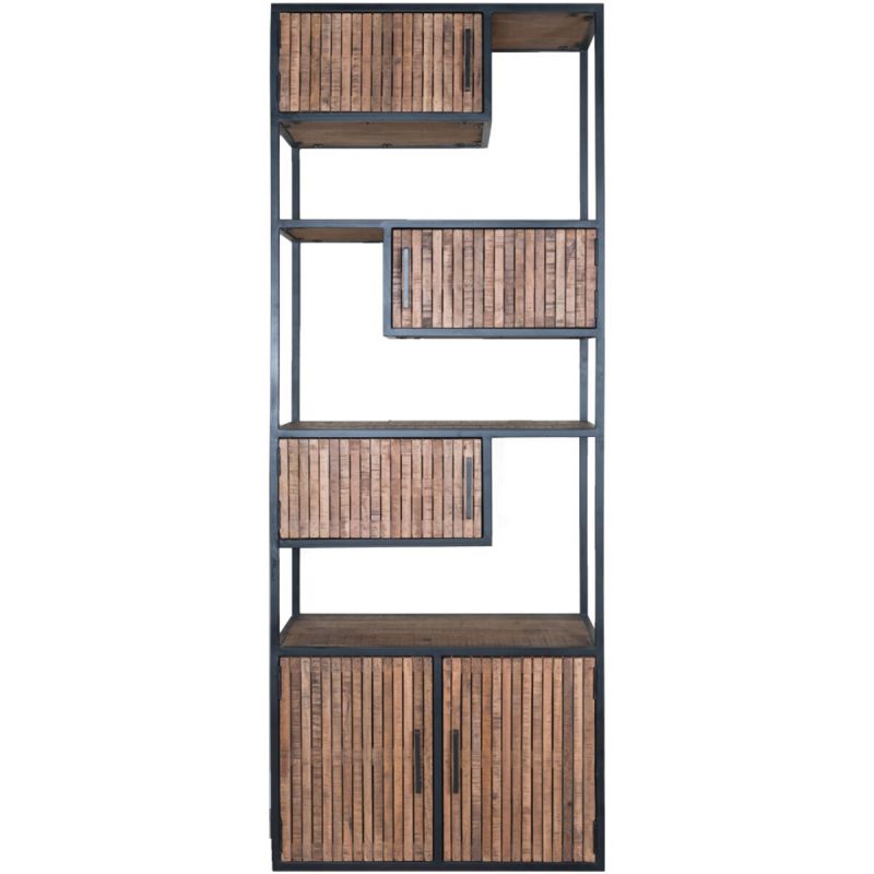 Vorm van het schip Onderhoud subtiel Kast Loek 210 x 80 cm - Bruin Mangohout - DOK 2 - Wonen