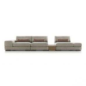 Baenks - Bank Chueca - 1,5-zits arm links + 1,5-zits + tussentafel + 1,5-zits