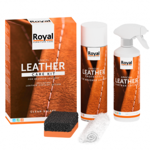 Leather care kit brushed leather