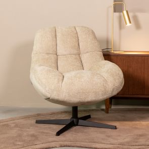 Draaifauteuil Huxley 76x86x92 cm