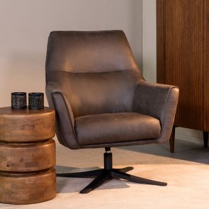 Draaifauteuil Tod 76x75x90 cm