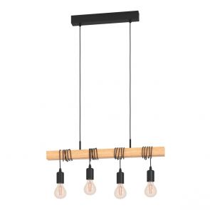 Eglo - Hanglamp Townshend - 4-lichts