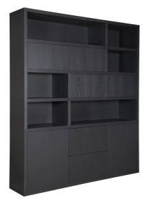 XO Interiors - Boekenkast Field 6-deuren 2-lades