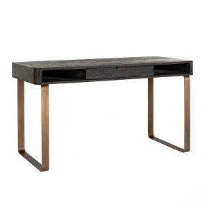 Richmond Interiors - Bureau Blackbone Brass 140 cm