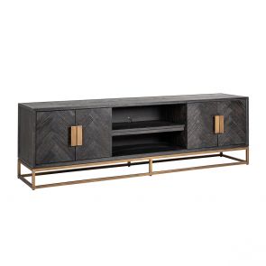 Richmond Interiors - TV-dressoir Blackbone Brass 200 cm