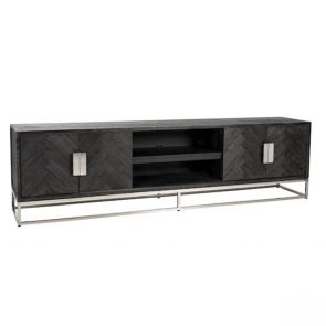 Richmond - TV-dressoir 220 Blackbone Silver 4-deuren