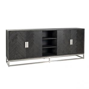 Richmond - Dressoir Blackbone Silver 4-deuren