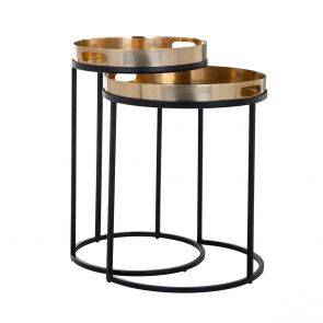 Richmond Interiors - Bijzettafel Lewis - Set van 2