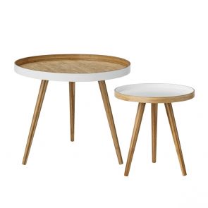 Bloomingville - Salontafel Cappuccino - set van 2