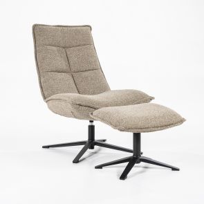 Eleonora - Fauteuil Marcus met voetenbank