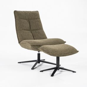 Eleonora - Fauteuil Marcus met voetenbank