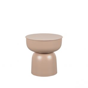 Bijzettafel Pax 35x35x35 Cm Mocha Metaal Voorkant