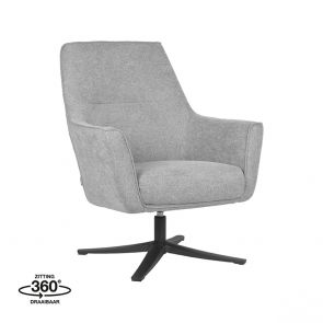 Draaifauteuil Tod 76x75x90 cm