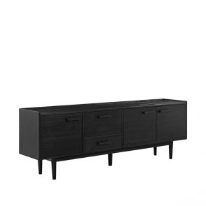 Dressoir Cali Zwart Acaciahout 220x45x77 cm 1