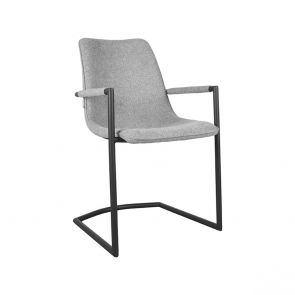 Eetkamerstoel Bono Zinc Weave 54x64x87 Cm Perspectief