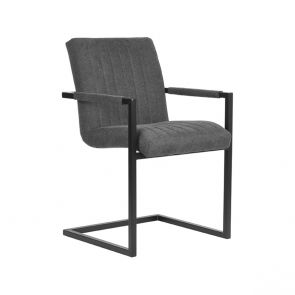 Eetkamerstoel Milo Antraciet Weave 1