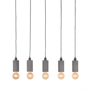 Hanglamp Fresco 5-lichts 80x9x120 cm